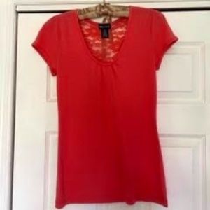 Wet Seat coral pink tee shirt